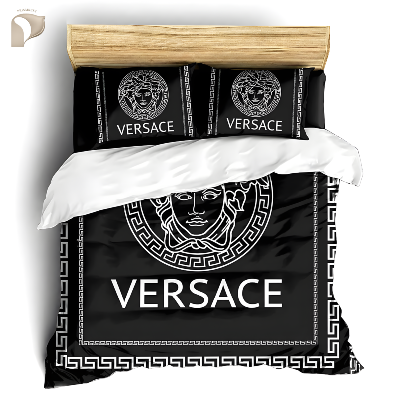 Gianni Versace Black Luxury Brand High-End Bedding Set Bedding Sets