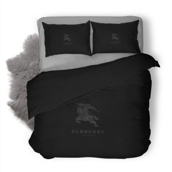 Burberry Black Luxury Brand Bedding Sets Duvet Cover Set,Bed Sets, Bedroom Sets, Comforter Sets, Duvet Cover, Bedding Sets