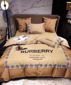 Burberry Brown Logo Type 1394 Bedding Sets Covers Duvet Sheets Bed  Blankets Premium Fashion Brand Luxury Ideas Hyperbeast Bedroom