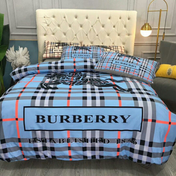 Burberry London Luxury Brand Bedding Sets Duvet Cover Bedroom Luxury Brand Bedding Bedroom