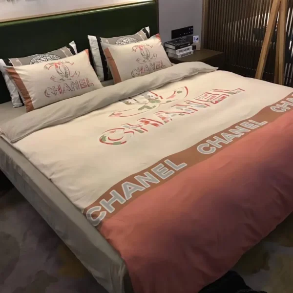 Chanel Hot Bedding 3D Printed Bedding Sets Quilt Sets Duvet Cover Luxury Brand Bedding Decor Bedroom Sets Best Luxury Bedding Sets