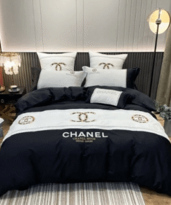 Coco Chanel Black And White Bedding Set