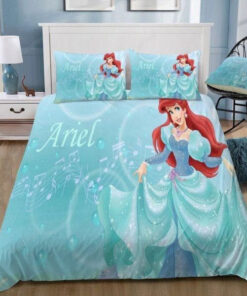 Disney Ariel Personalized Custom Name Duvet Cover Bedding Set