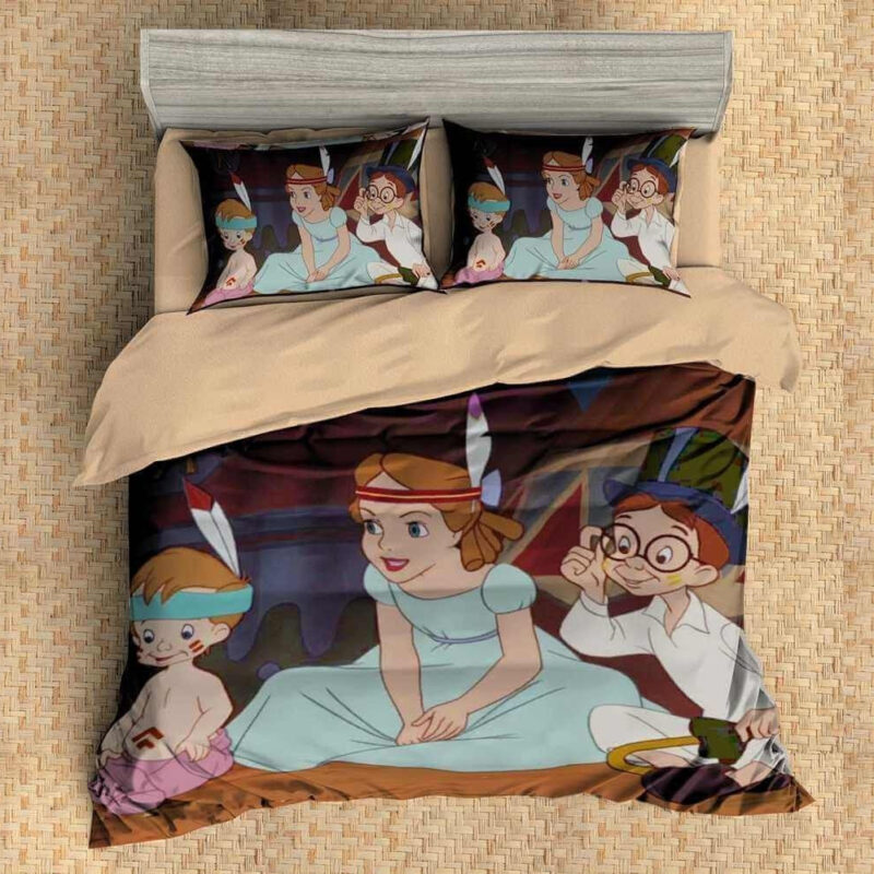 Disney Peter Pan 3d Printed Bedding Set Duvet Cover & Pillow Cases