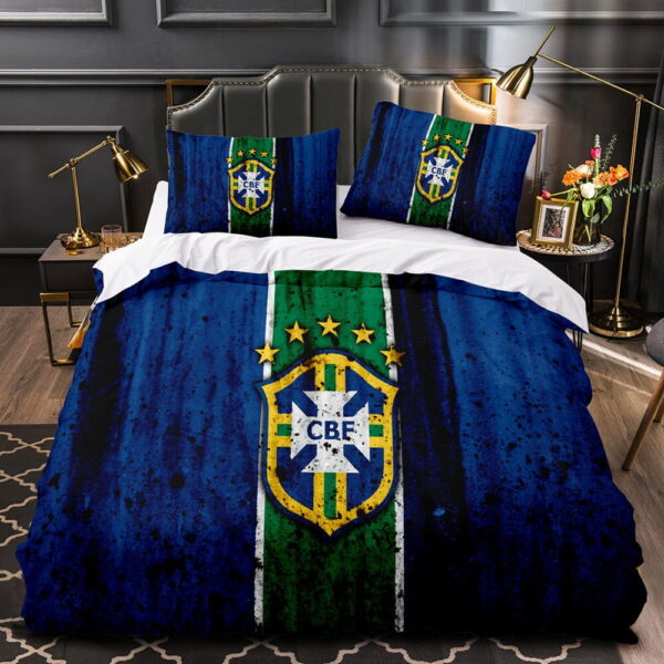 Football Team Bedding Sets - Duvet Cover, Flatsheet, Pillowcases Perfect Gift For Fans