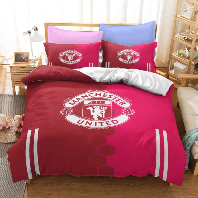 Football Team FCB Bedding Sets, Gift For Halloween, Thanksgiving, Christmas