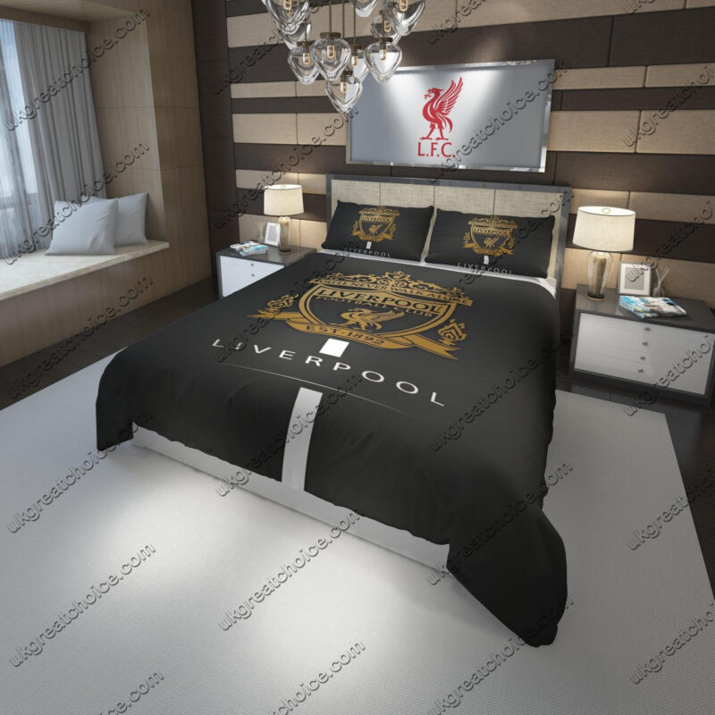 Liverpool Fc Football Club Duvet Cover, Bedding Set Gifts For Black Friday Christmas Thanksgiving Black Friday