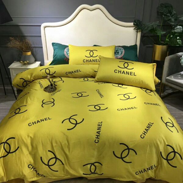 Luxury Cn Chanel Type 51 Luxury Brand Bedding Sets Blankets Covers Bedroom Ideas Duvet Sheets Bed  Bedclothes