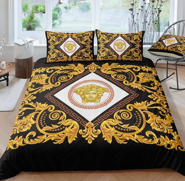 Versace Bed Sheets Spread Comforter Duvet Cover Bedding Sets 1