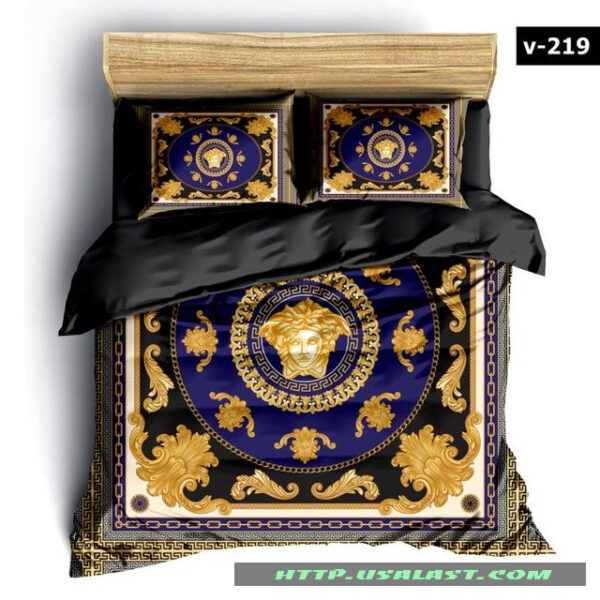 Versace Design Logo Type 1837 Bedding Sets Bed  Duvet Premium Fashion Brand Hyperbeast Bedroom Sheets Luxury Ideas Covers Blankets Home Decor
