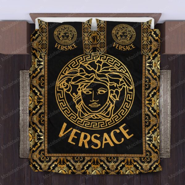 Versace Logo Type 1597 Bedding Sets Covers Premium Fashion Brand Bed  Sheets Blankets Luxury Ideas Hyperbeast Bedroom Duvet
