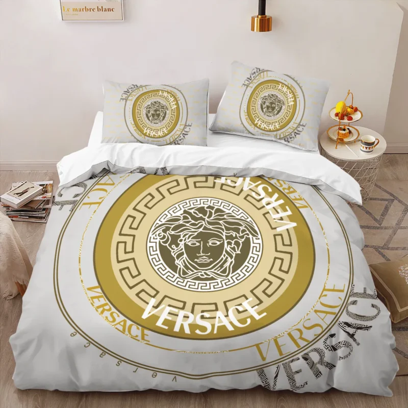Versace New Logo Limited Edition Luxury Brand High-End Bedding Sets Lv, For Home Best Luxury Bedding Sets