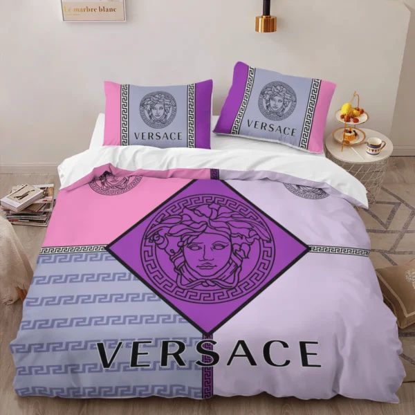 Versace Violet Limited Edition Luxury Brand High-End Bedding Sets