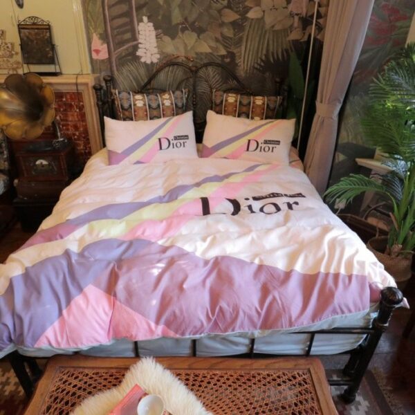 Christian Dior Dior Logo Type 3383 Bedding Sets Covers Blankets Hyperbeast Bedroom Luxury Ideas Bed